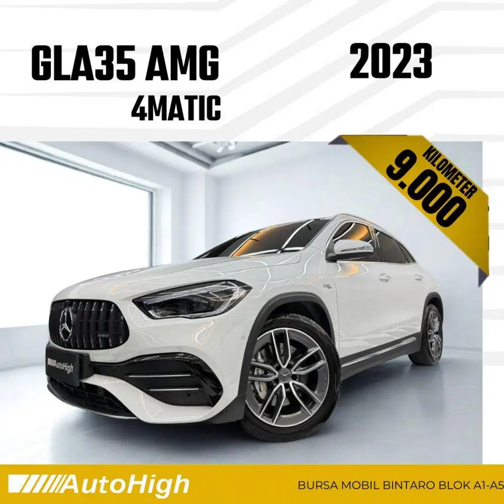 DP10% [Km9.000] GLA35 AMG 2023 White / GLA 35 Reg 2024 #AUTOHIGH