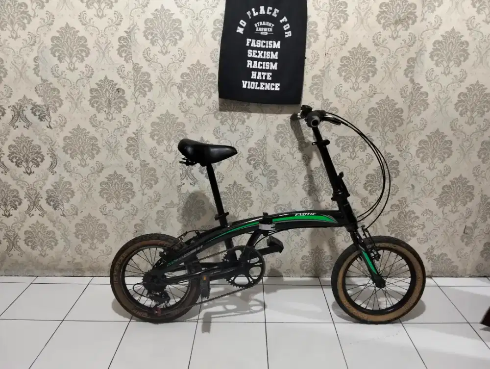 Sepeda lipat ukuran 16 untuk umur 5-15 tahun