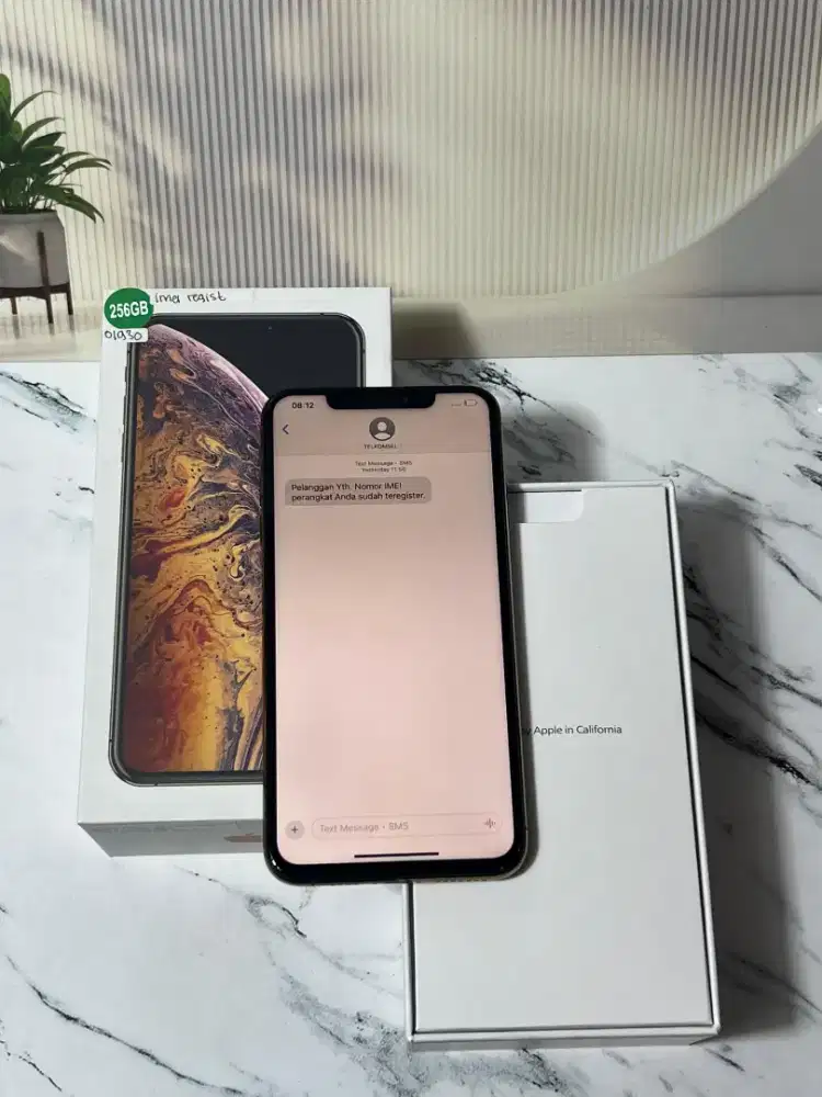 iPhone XS MAX 256GB IMEI Regist Permanen
