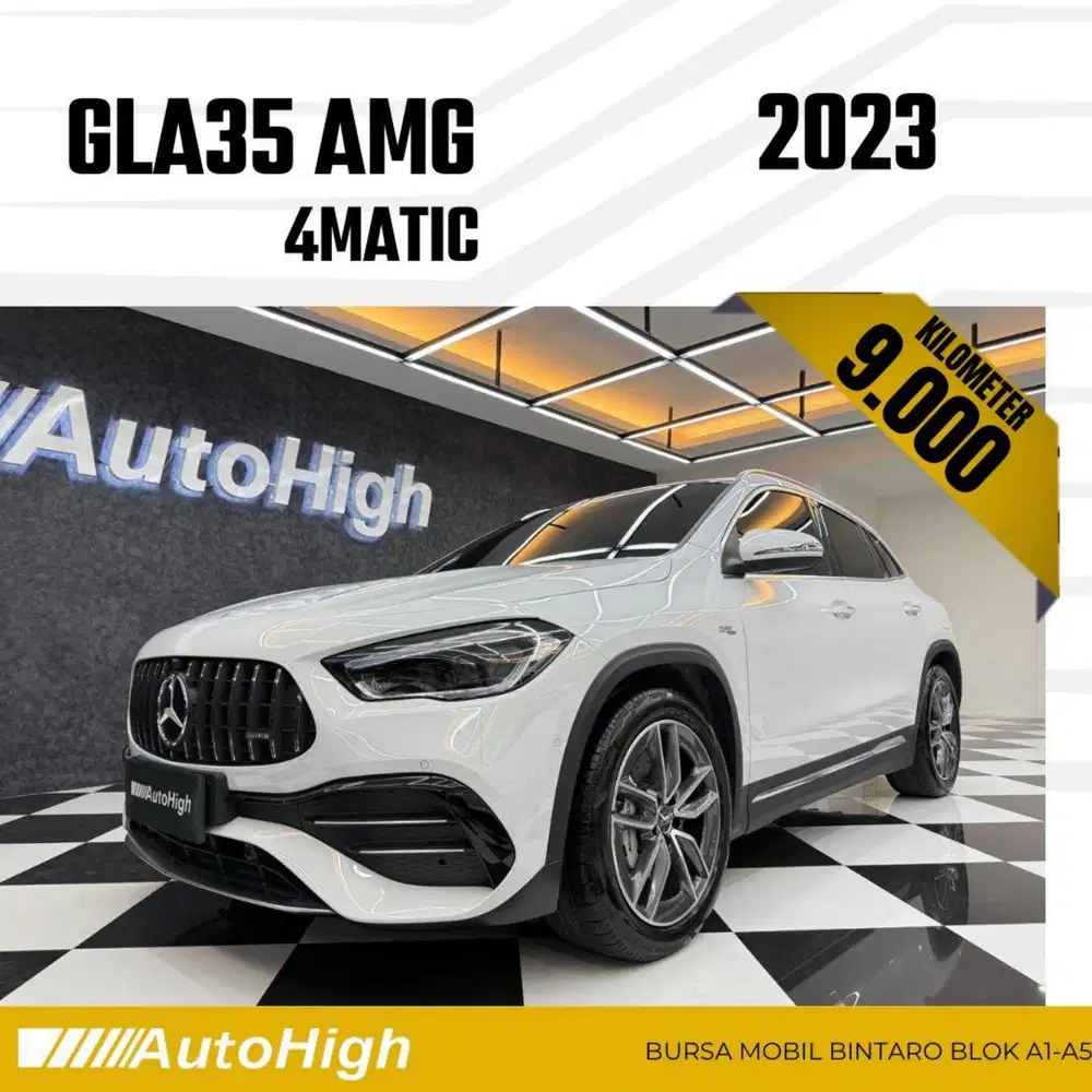 DP10% [Km9.000] GLA35 AMG 2023 White / GLA 35 Reg 2022 #AUTOHIGH