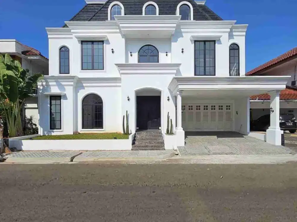 Rumah Mewah Konsep Classic Siap Huni di Bintaro jaya Lokasi Strategis