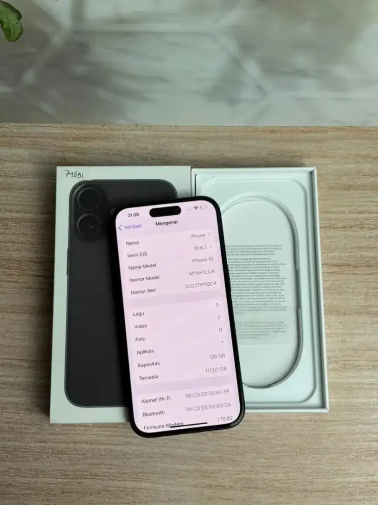 iPhone 16 128GB Inter All Operator