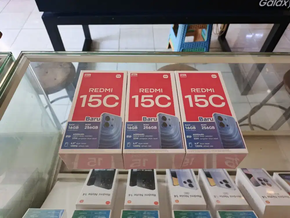 Berminat silahkan WA Xiaomi Redmi 15C NFC 8+8/256 Garansi resmi 15bln