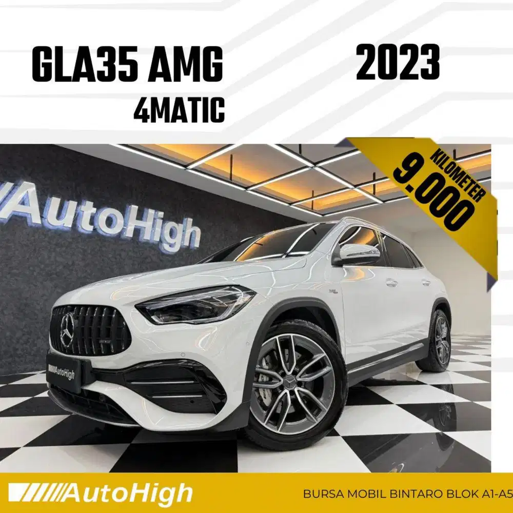 DP10% [Km9.000] GLA35 AMG 2023 White / GLA 35 Reg 2025 #AUTOHIGH