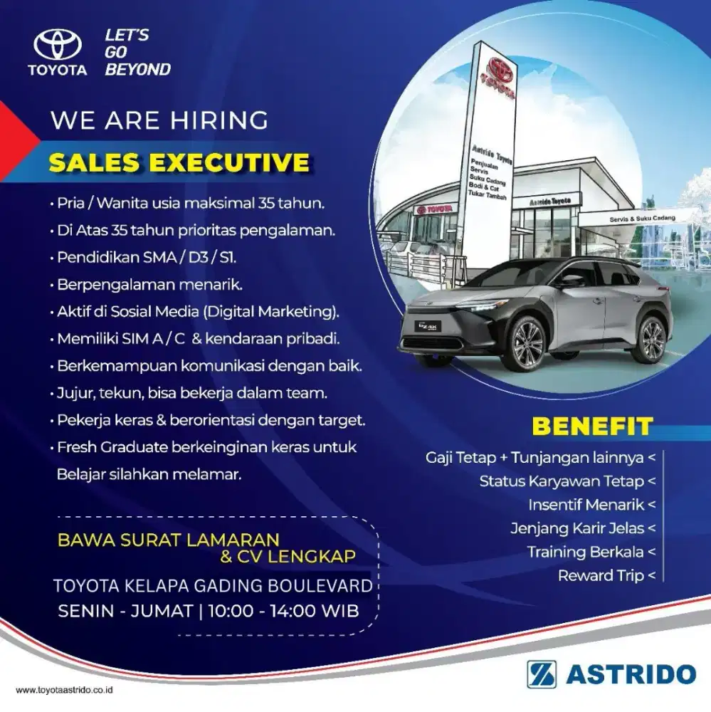 TOYOTA KELAPA GADING BOULEVARD MARKETING