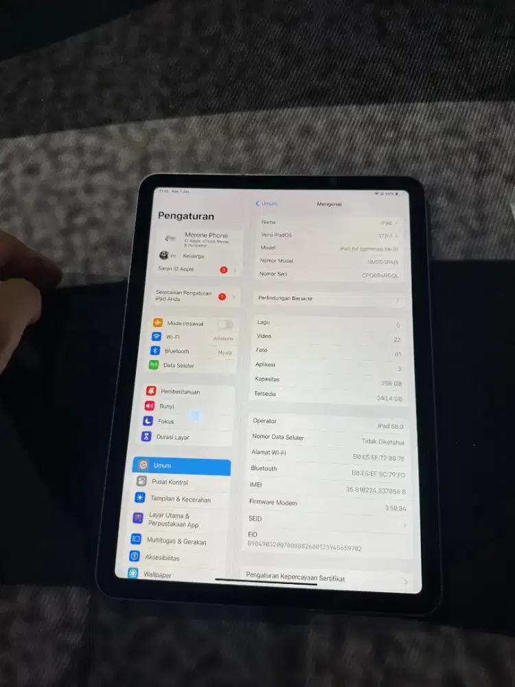 iPad Air 5 M1 Wifi Cell 256GB iBox