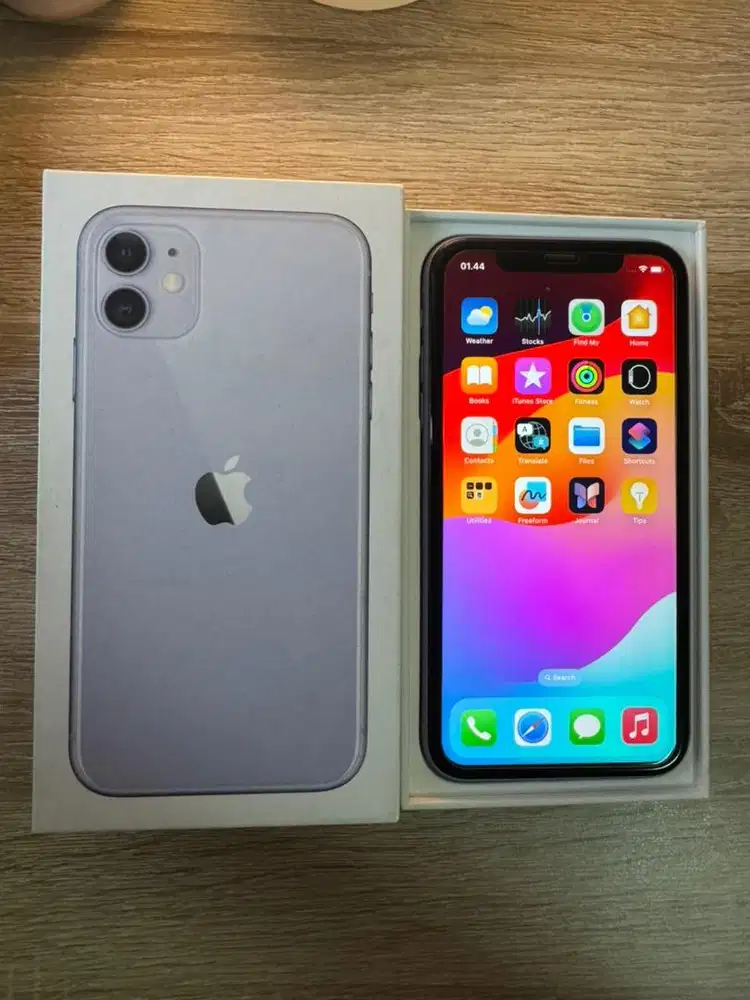 IPHONE 11 128GB Purple BH 79% Speaker 100% inter all operator