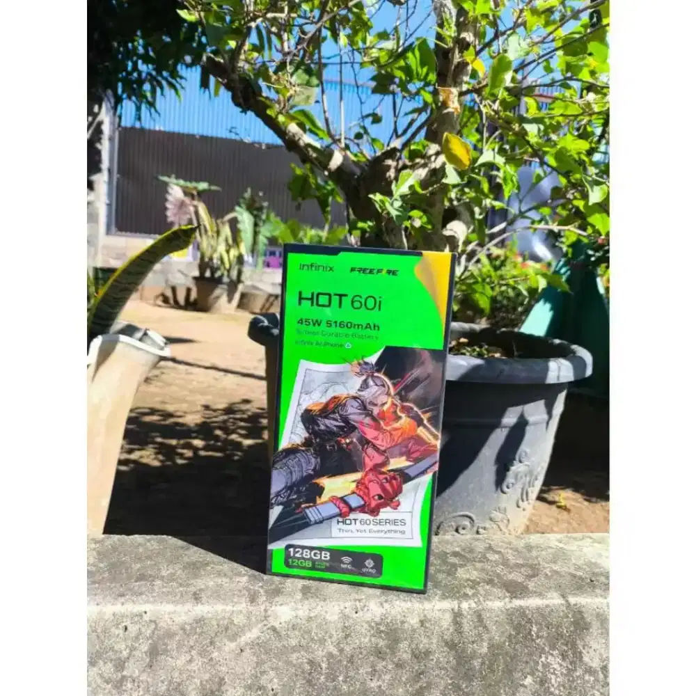Berminat silahkan WA Infinix Hot 60i NFC 6+6/128 Garansi resmi 1thn