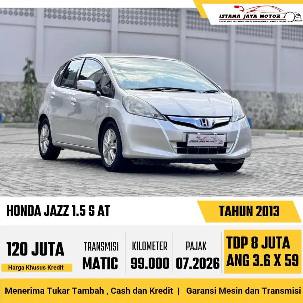 KONDISI GRESS Honda Jazz 1.5 S AT NIK 2013