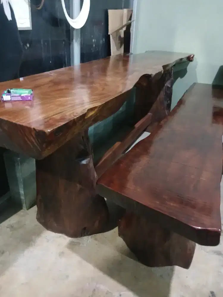 Meja solid juooooz tebal panjang istimewa