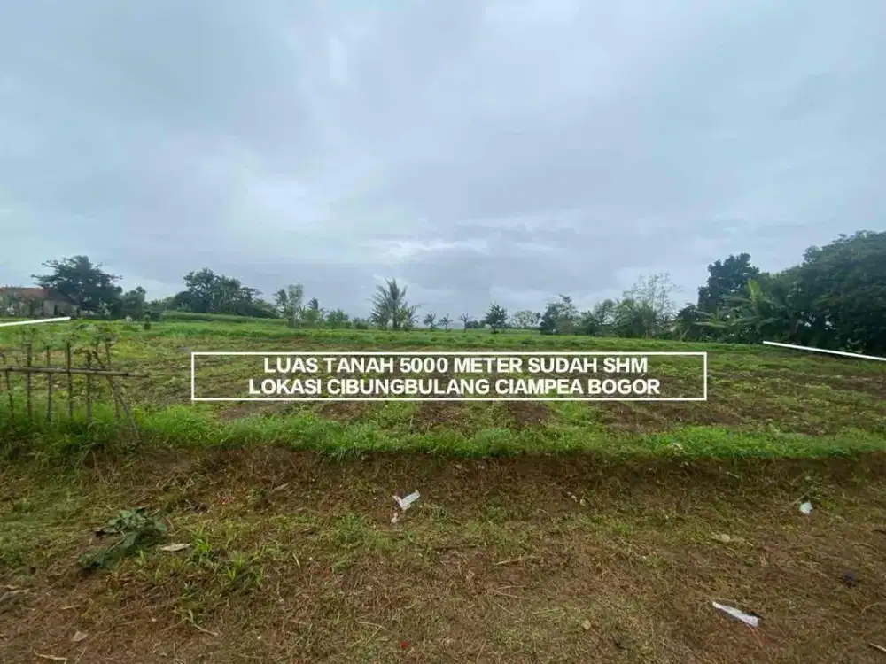 TANAH MURAH SUDAH SHM DI CIBUNGBULANG BOGOR CIAMPEA