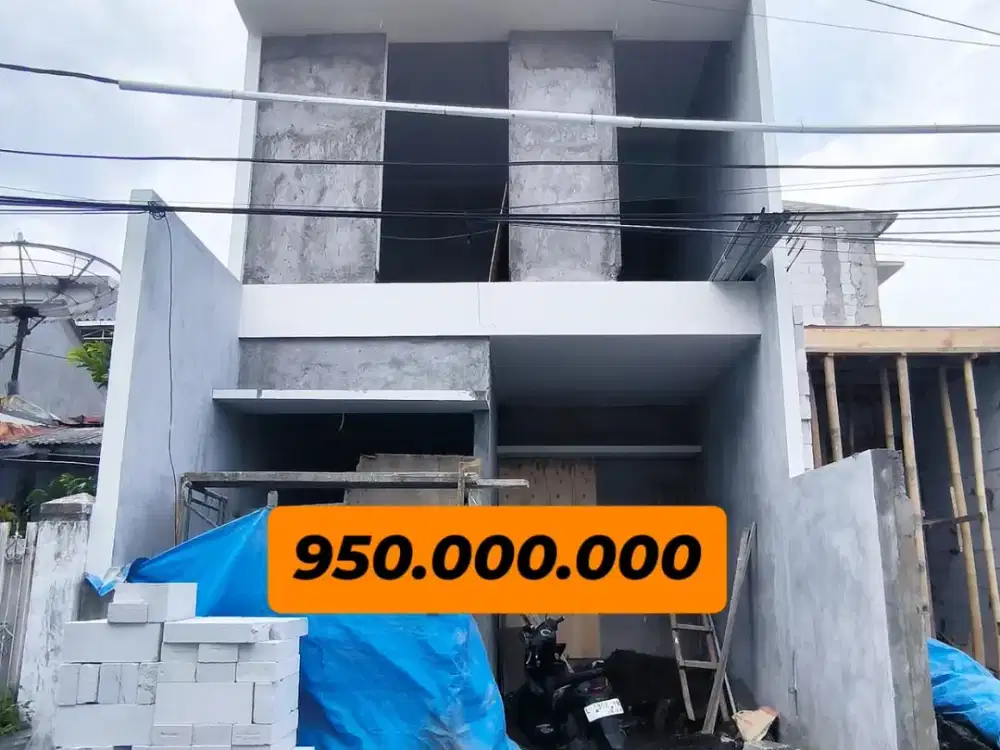 900 JT-AN TENGAH KOTA Darmo SURABAYA BARAT DAPAT RUMAH BARU 2 LANTAI