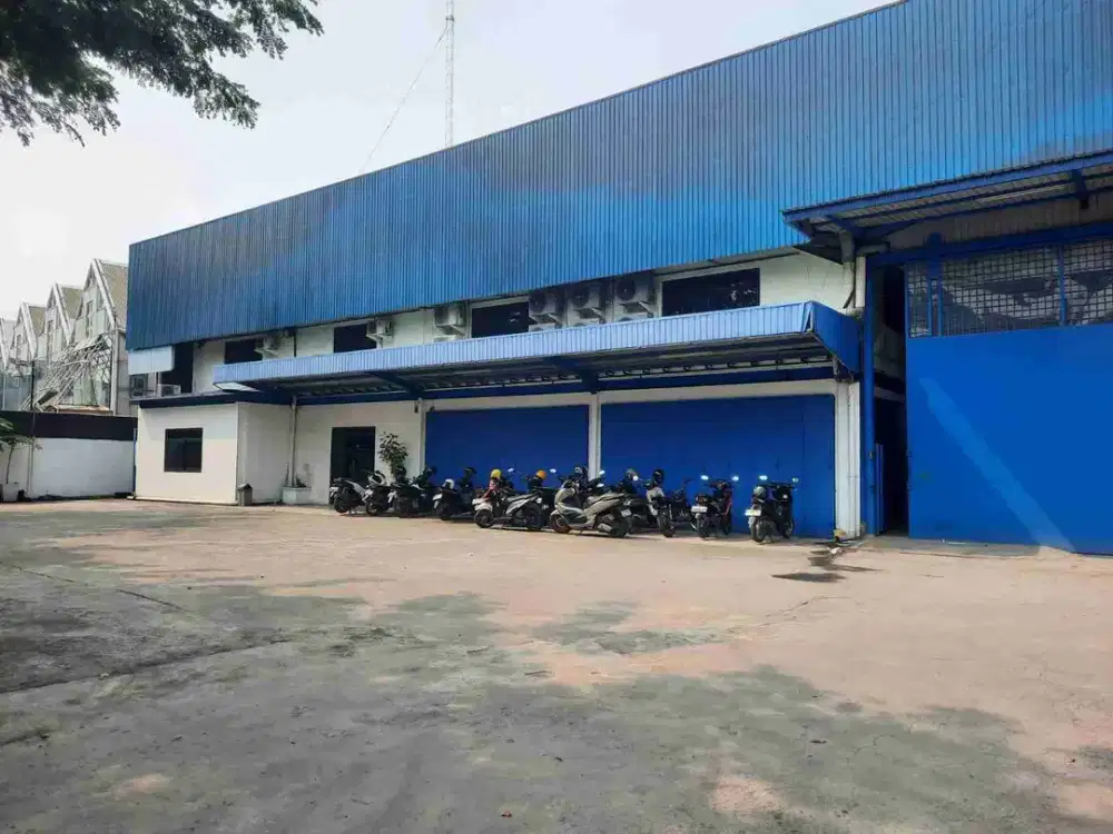 jual sewa gudang sunter 2700 m jalan raya bisa container