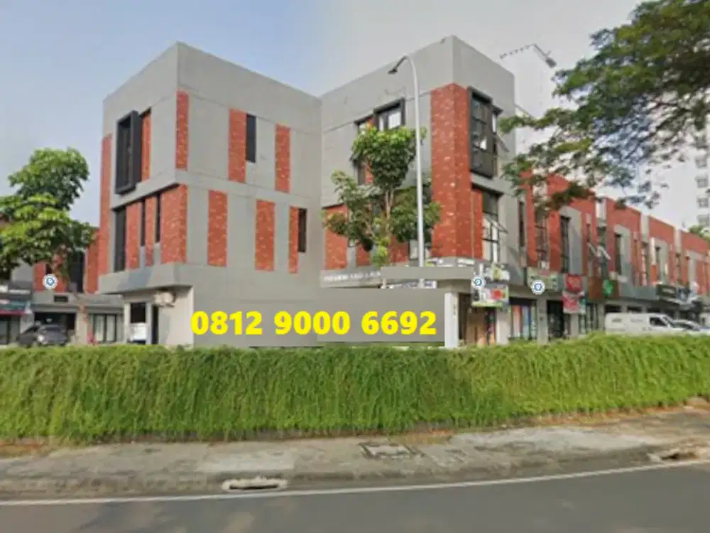 Disewakan Ruko Hook 3 Lantai YC Hub BSD Tangerang Hadap Jalan Raya