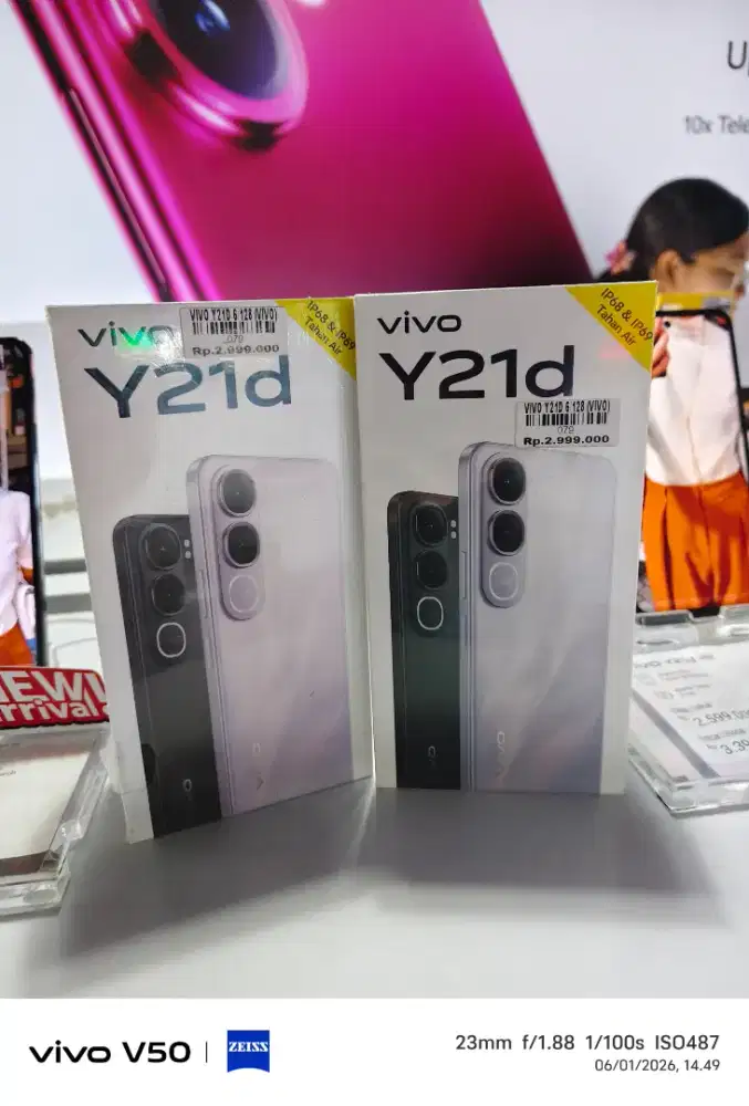 New vivo y21d 8/128GB