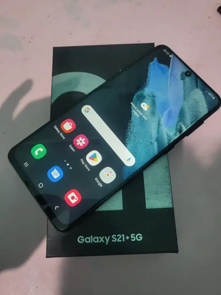 Dijual cepat samsung s21 plus 5G 8/256 Fullset