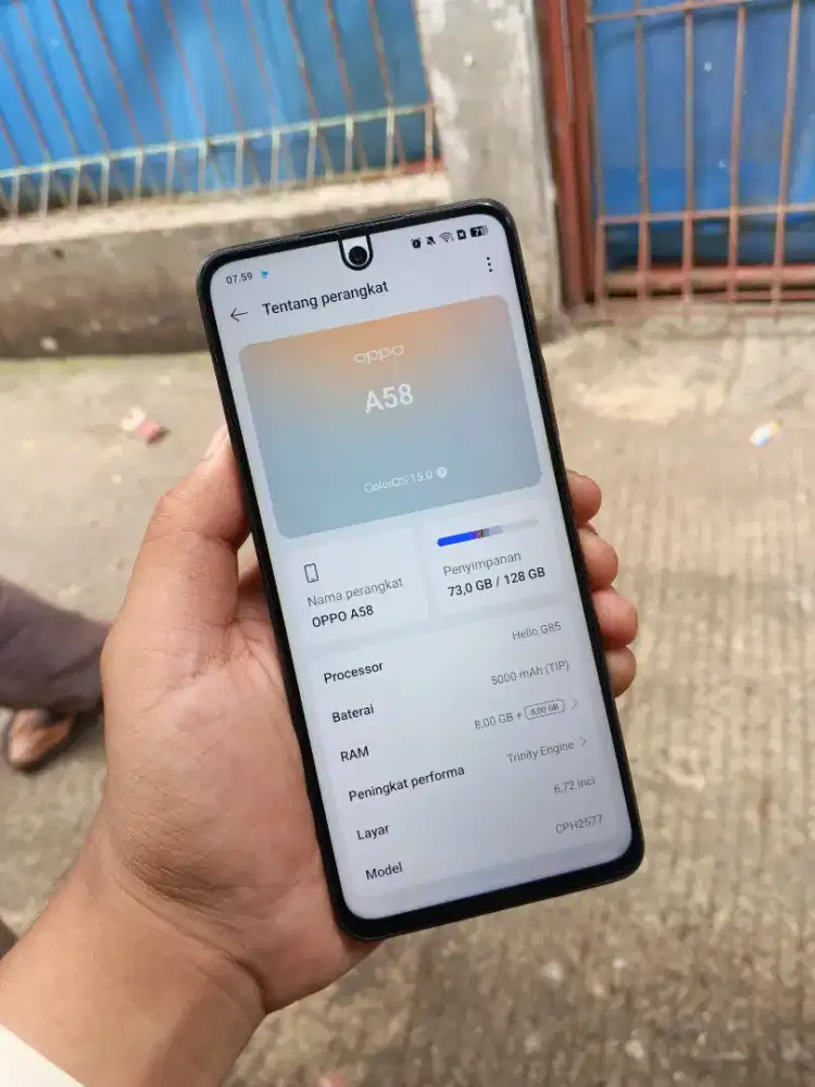 Oppo a58 ram 8/128