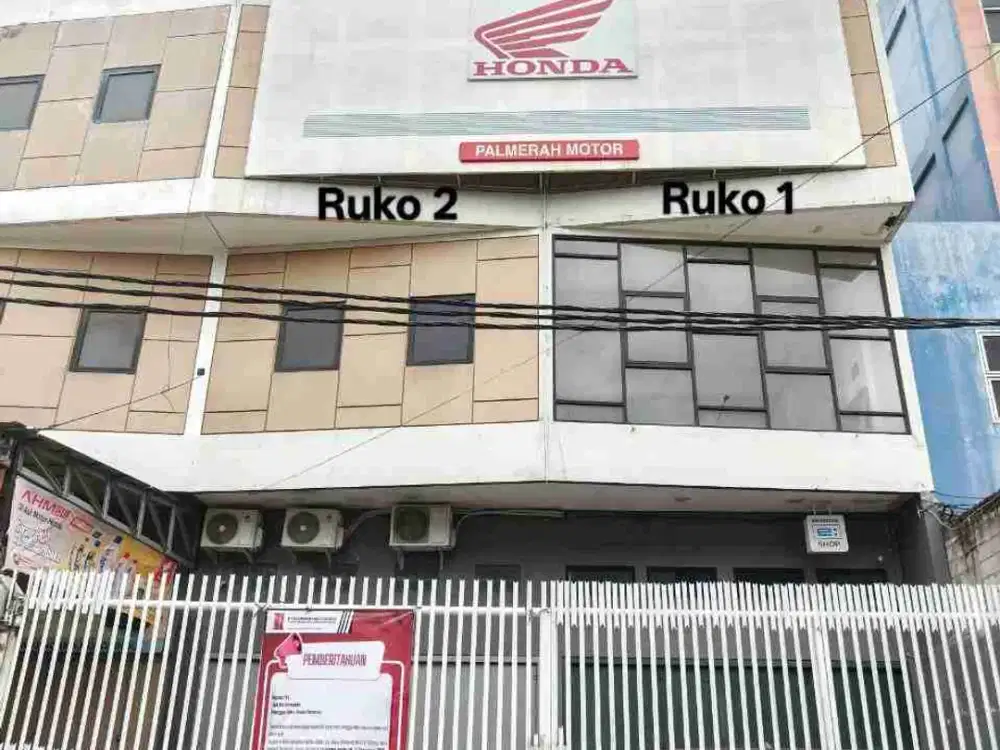 Ruko Gandeng Ex Dealer Mobil Disewakan di Cakung Jakarta Timur