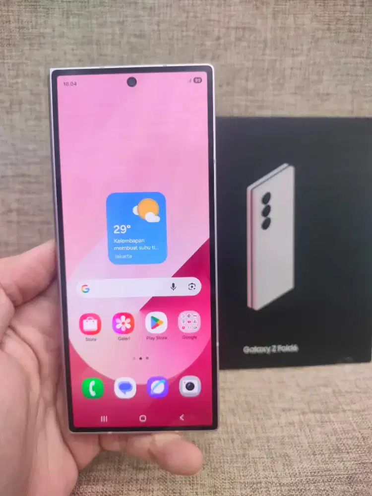 samsung zfold 6 12/512 pink garansi resmi