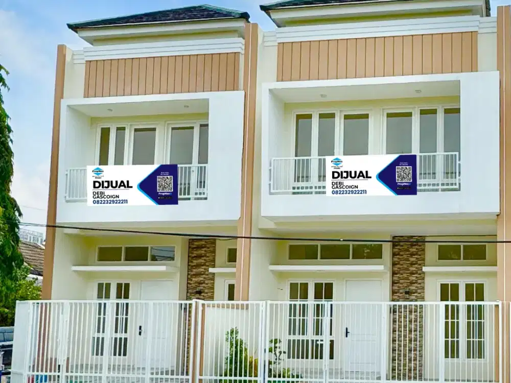 Baru Gress Rumah 2 Lantai Kahuripan Nirwana. dekat Toll dan Mall