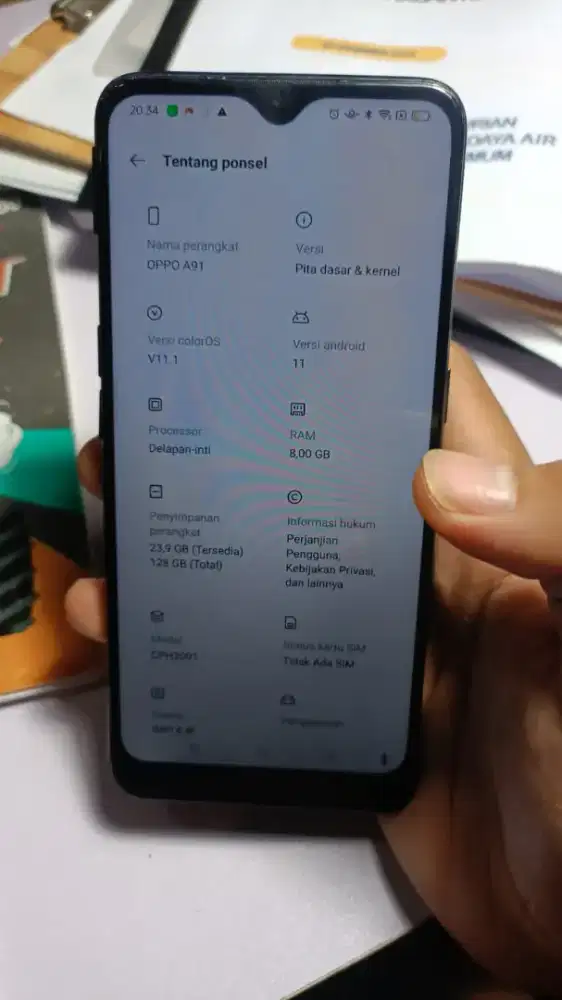 Oppo A91 8/128 nego tipis