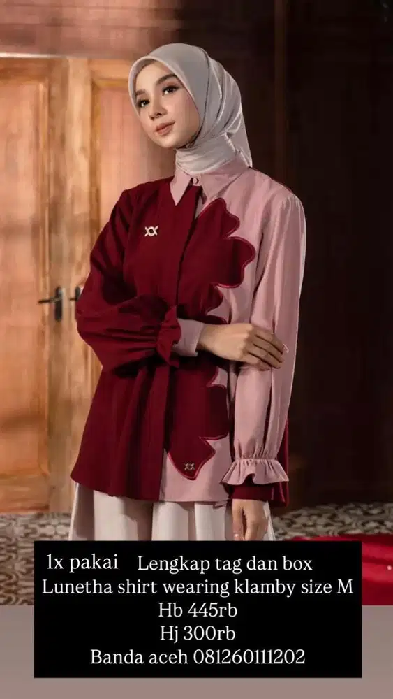 Wearing klamby lunetha shirt