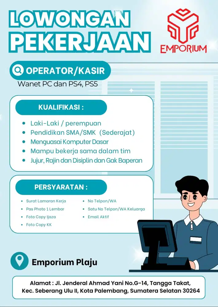 Lowongan kerja kasir emporium supernova