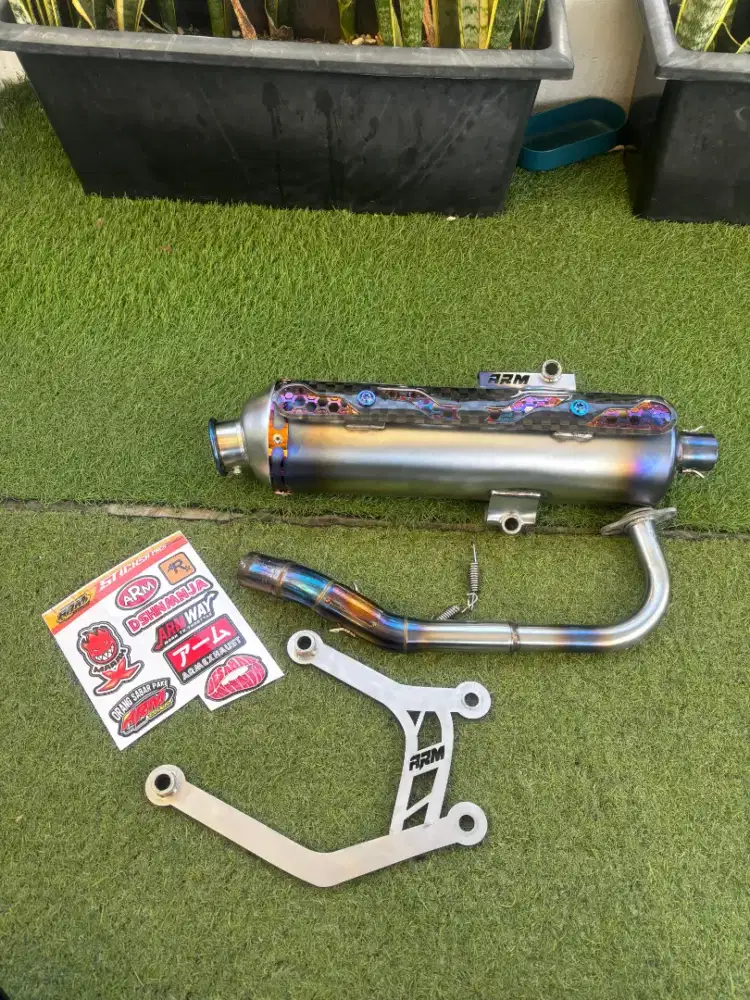 Kenalpot  KONDOMAN ARM LUSTER V2 WARRIORBRUN