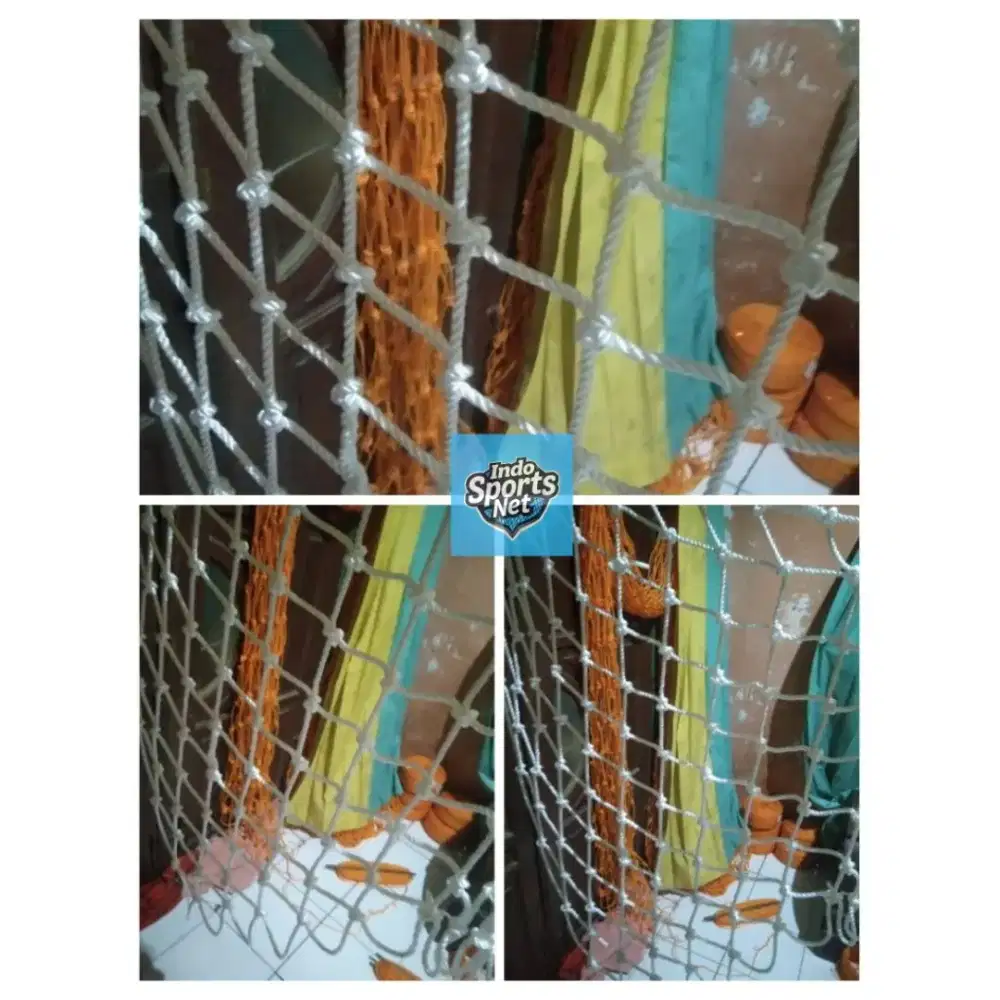 t tali nilon 6mm jaring pengaman gedung jaring serbaguna