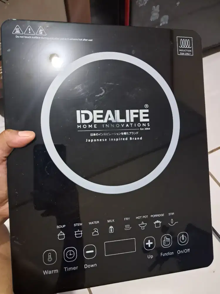 Kompor induksi / Kompor listrik merk Idealife