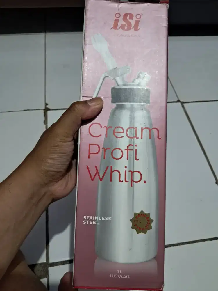 Cream whipper dispenser 1 ltr
