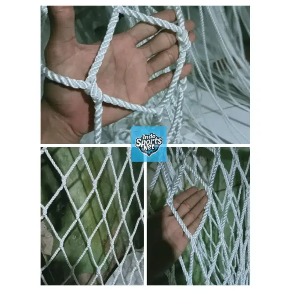 jaring safety net tali nilon 6mm jaring pengaman gedung