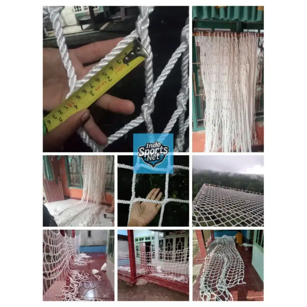 jaring pengaman tali nilon 10mm,climbing,hammock,outbound