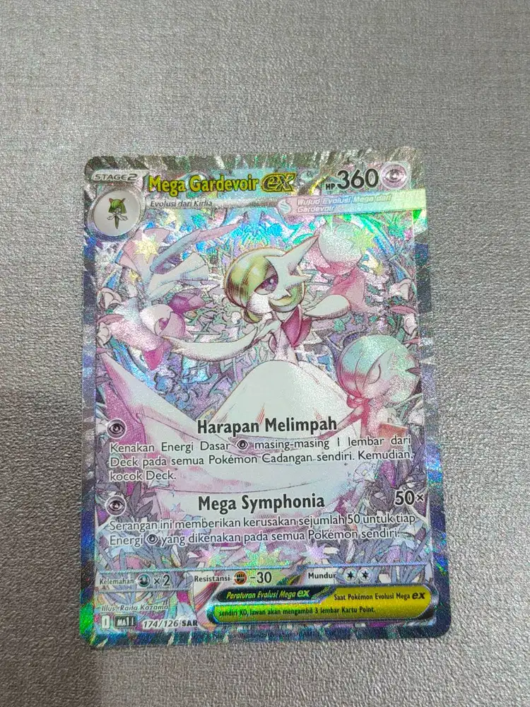 Kartu Pokemon Mega Gardevoir ex SAR 174/126