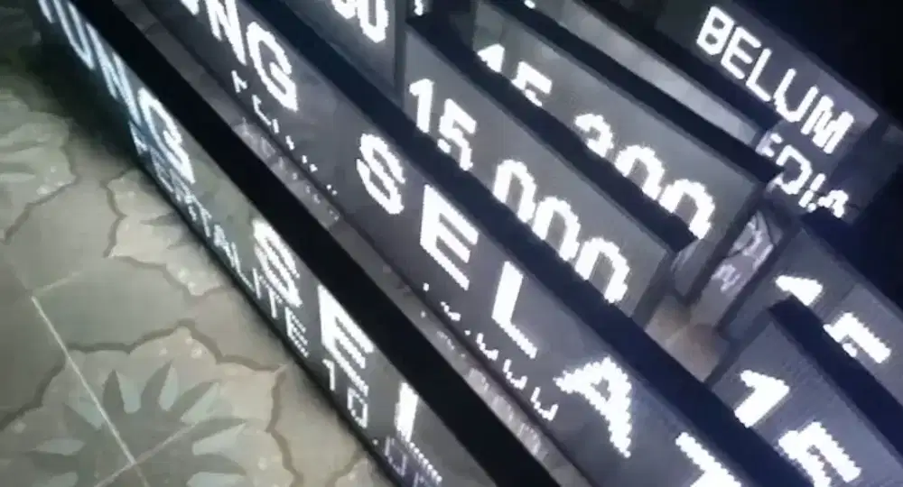 DIGITAL RUNING TEXT UNTUK TOTTEM/MENARA SPBU