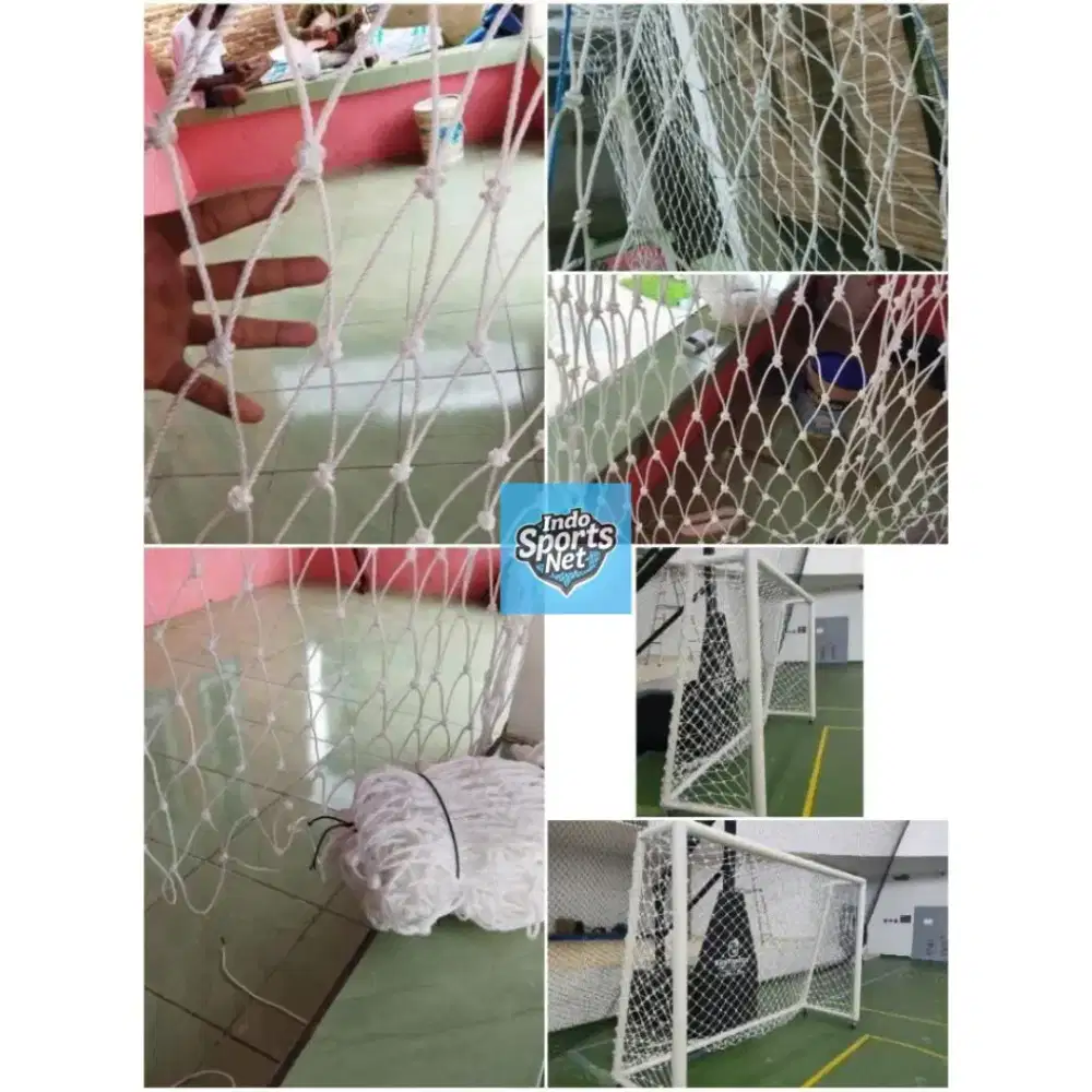 Jaring gawang futsal 1set siap pakai