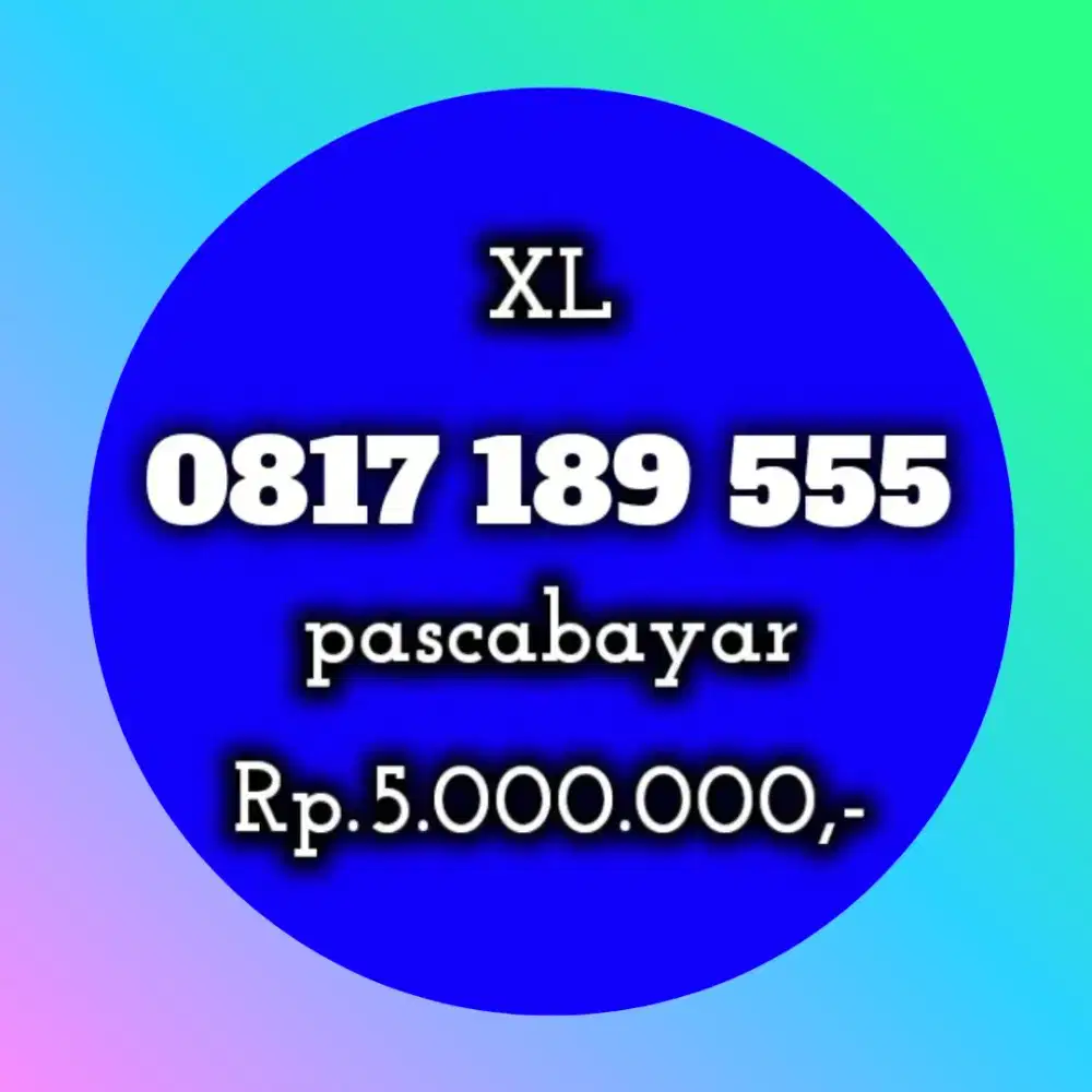 NOMOR CANTIK XL 189 555