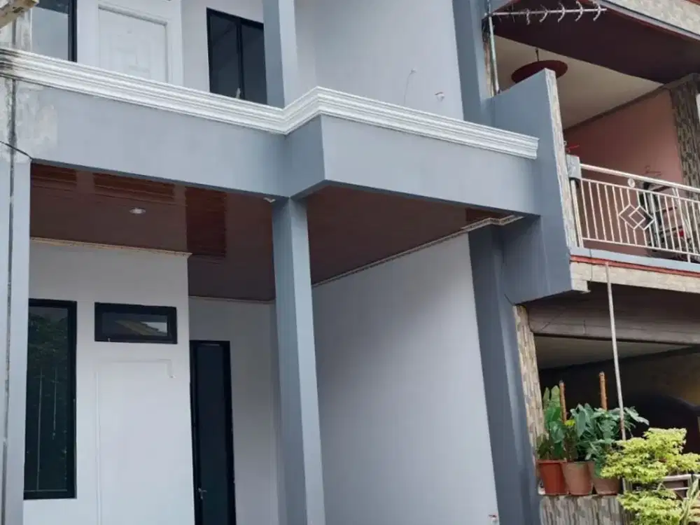 DIJUAL Rumah 2 Lantai Bangunan baru, siap huni, – Harapan Indah