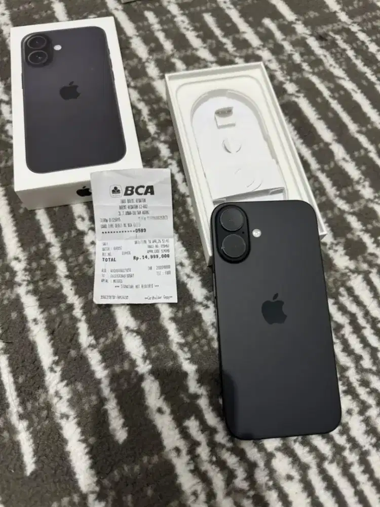 iPhone 16 128gb iBox Resmi Fullset Original