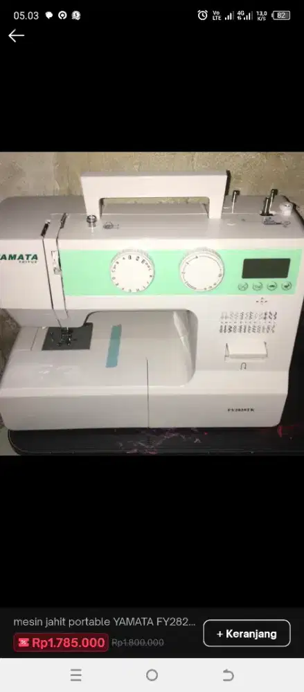 Mesin jahit digital yamata