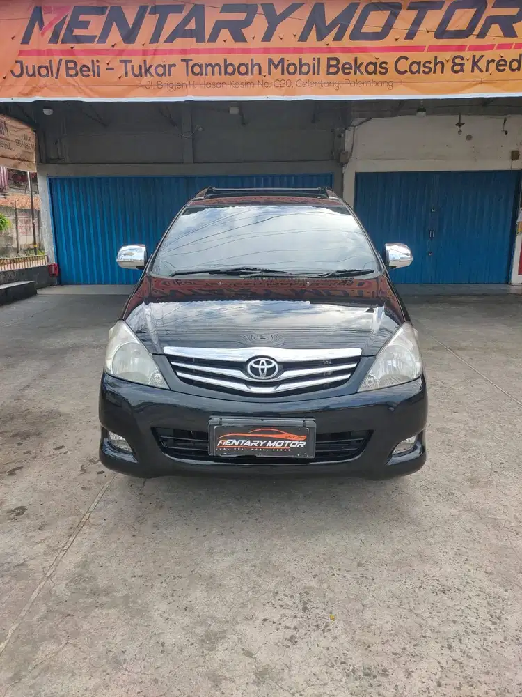 Toyota Innova 2.0 V Bensin Manual Tahun 2009 Hitam Metalik Terawat OK