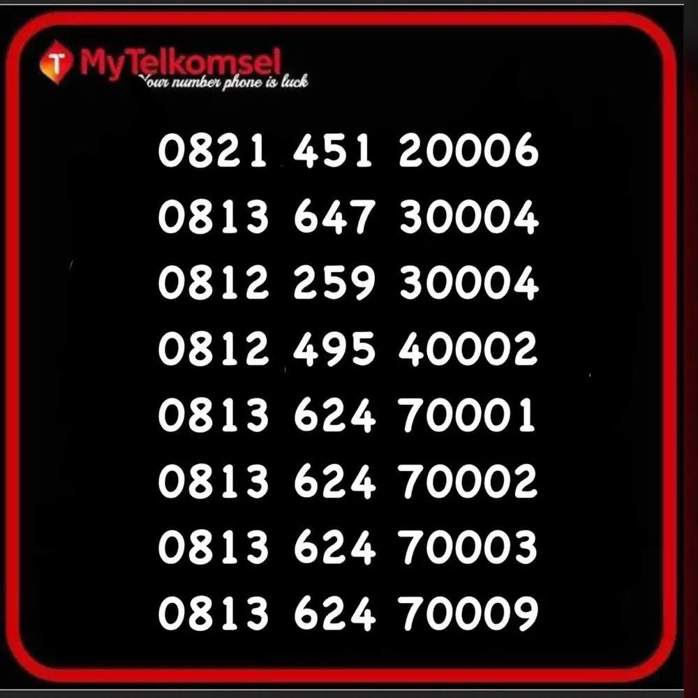 Nomer cantik simpati