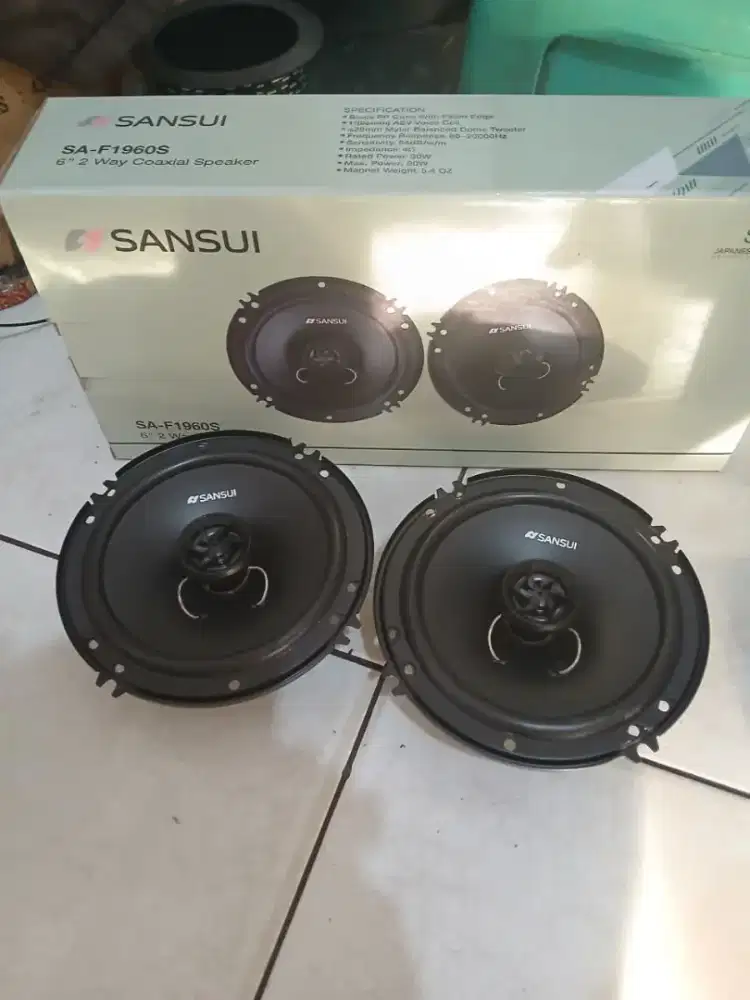 Speaker 6 inci merek sansui