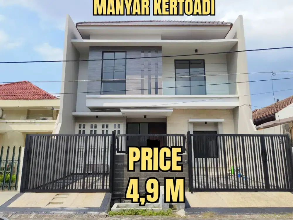‼️TURUN HARGA‼️BARU GRESS RUMAH MEWAH MANYAR KERTOADI DHARMAHUSADA KLAMPIS. SELANGKAH RAYA MERR, ITS, KERTAJAYA, Dsb