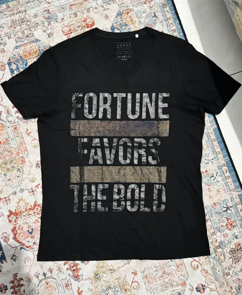 Kaos Guess Black Gold