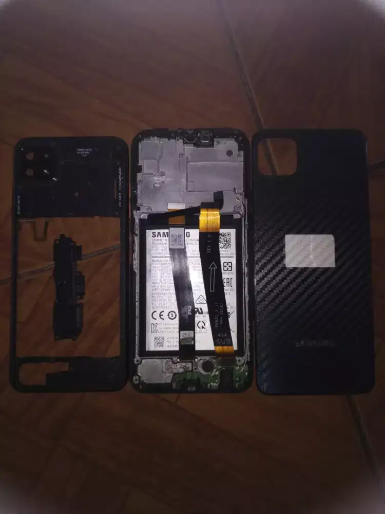 Lcd Frame + Bazel Backdoor Ori Copotan Samsung A22 5G