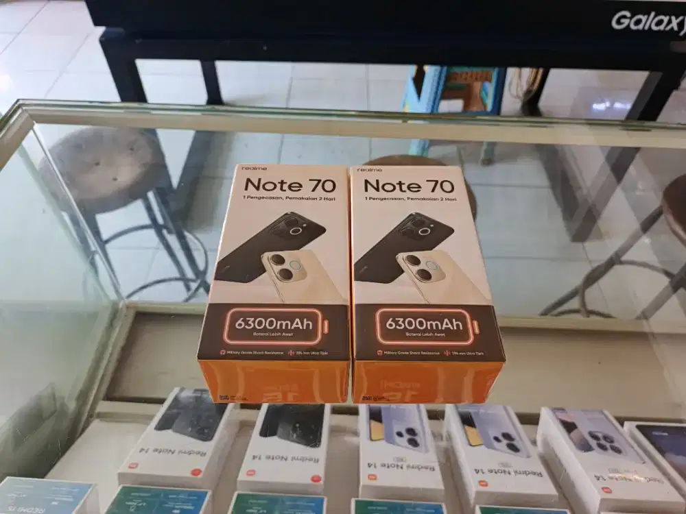 Berminat silahkan WA Realme Note 70 4/128 Garansi resmi 1thn