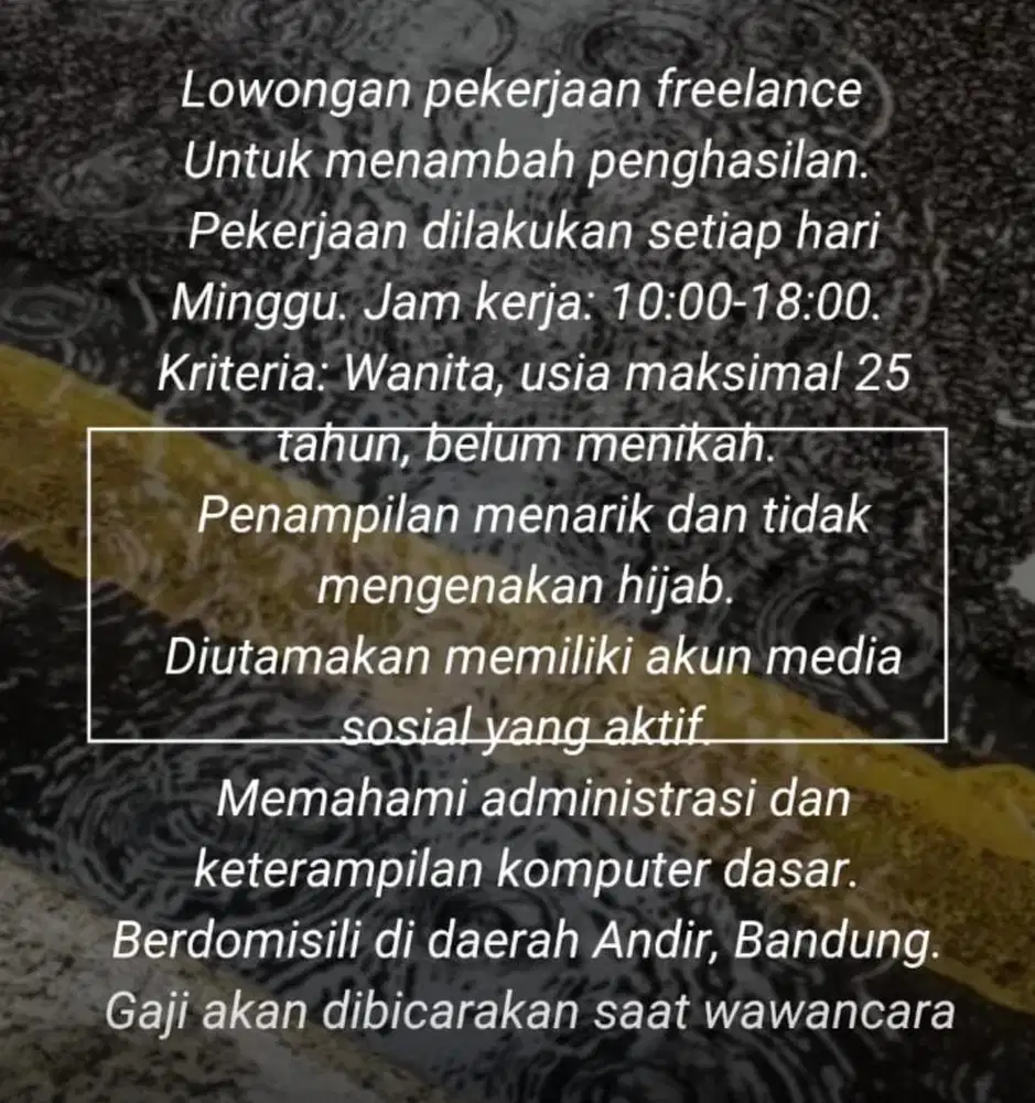 kerja freelance