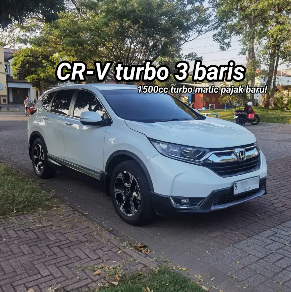 CRV turbo 2017 putih 3 baris