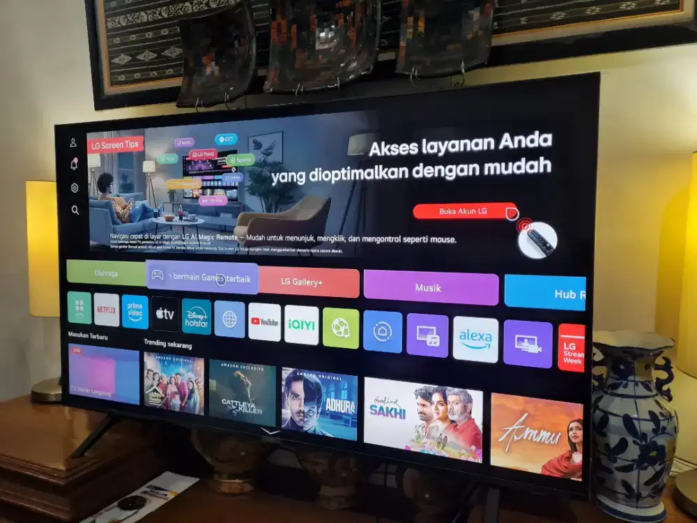 LG 55 INCH SMART TV LED 4K HDR DIGITAL GARANSI RESMI